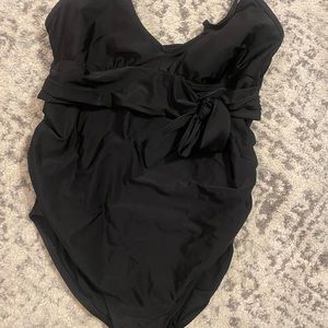 Plus size maternity swimsuit